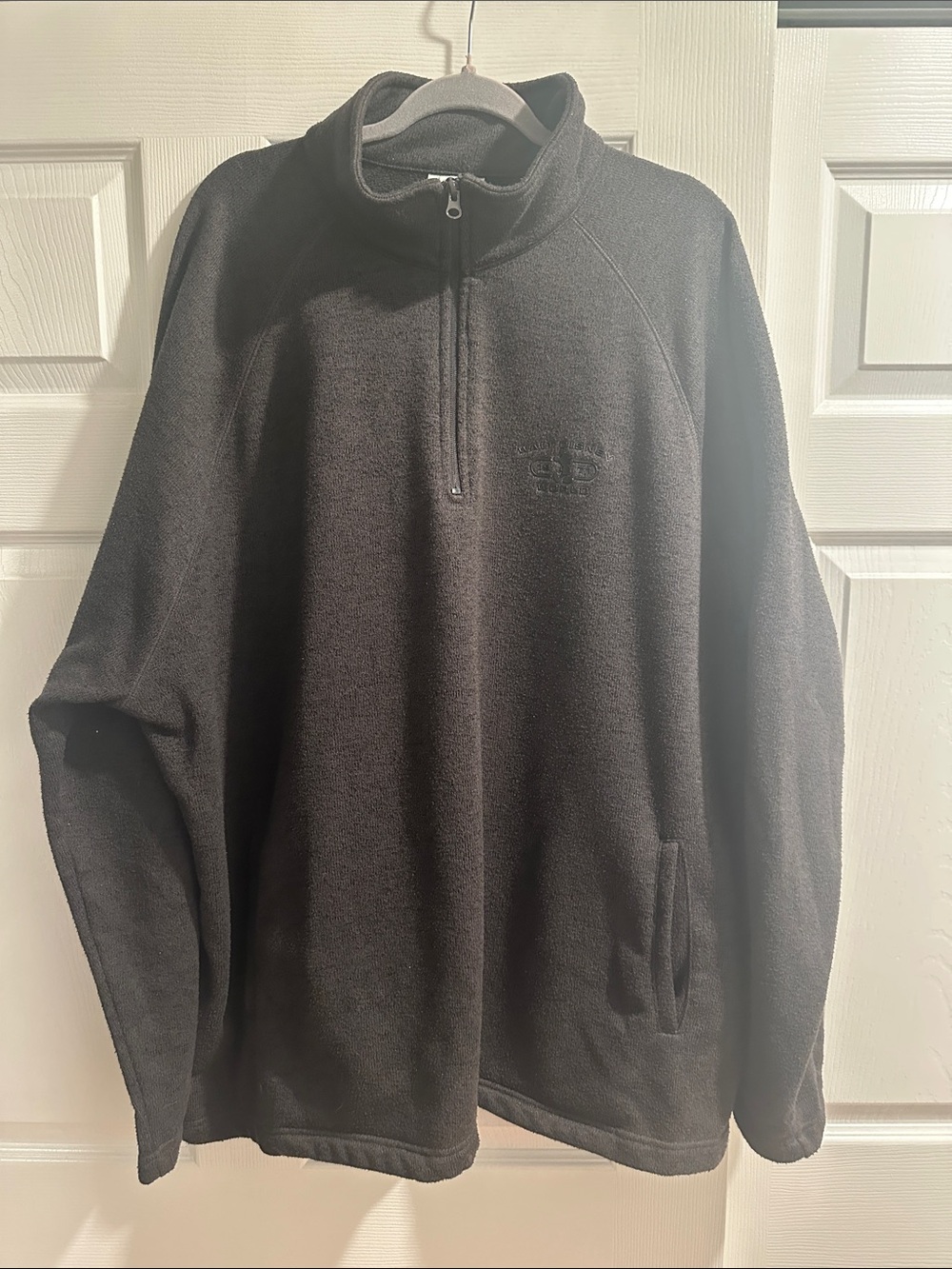 Disney Men's Black Half-Zip Fleece Pullover (3XT)